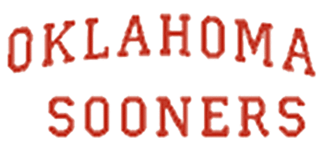 Oklahoma Sooners 1967-1981 Wordmark Logo iron on paper